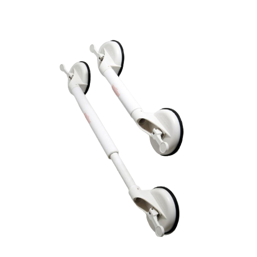 Strong suction cup support bar
