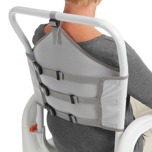 [822250] Clean gray flexible fabric back