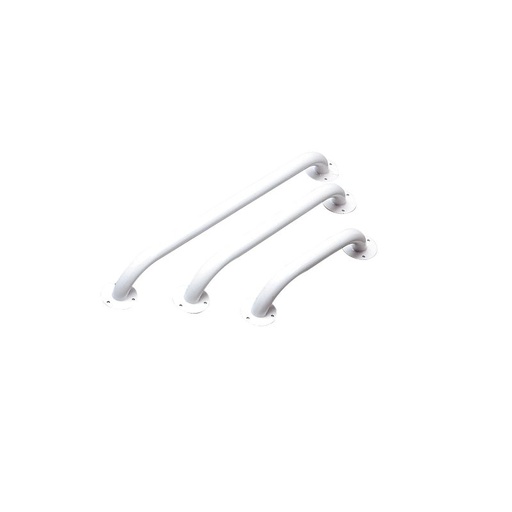 Barre Appui Acier Époxy Blanc