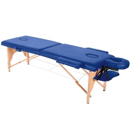 [HDT-2-BLU] Table pliante en bois AITON - Bleu