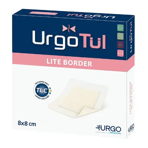 [552174] URGOTUL LITE BORDER 8 x 8 cm