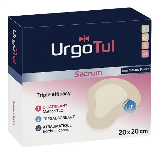 [552595] URGOTUL  BORDER sacrum 20 x 20 cm 