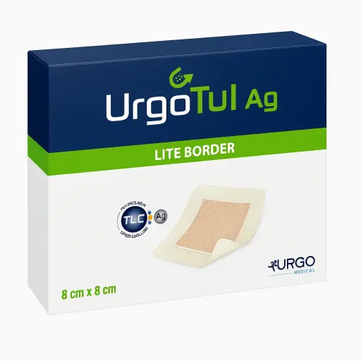 [507559] URGOTUL Ag LITE BORDER 8 X 8 cm 
