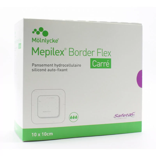 [595321] Mepilex Border Flex Carré 10 cm x 10 cm 