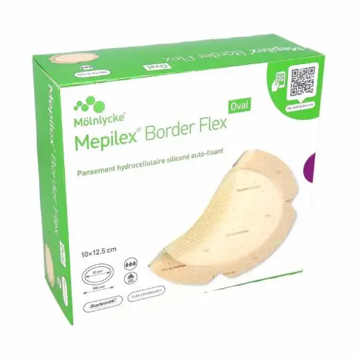 [583620] Mepilex Border Flex Oval 10 cm x 12,5 cm 