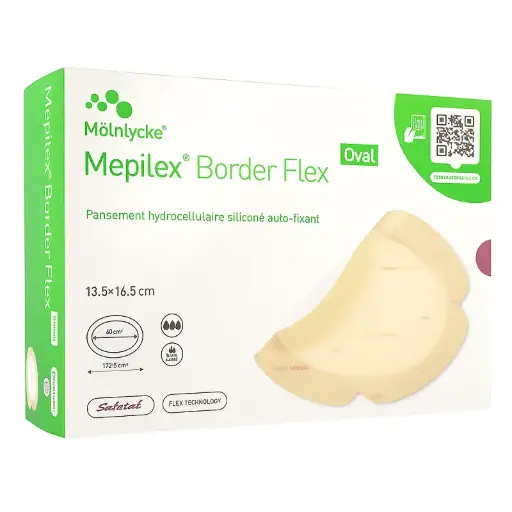 [583320] Mepilex Border Flex Oval 13,5 cm x 16,5 cm 