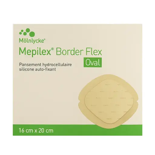 [583420] Mepilex Border Flex Oval 16 cm x 20 cm 