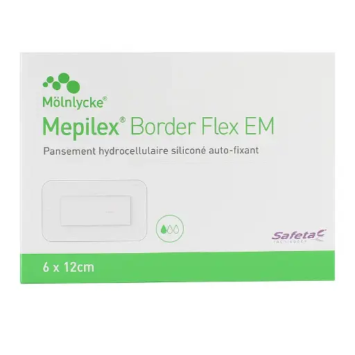[581320] Mepilex Border Flex EM 6 cm x 12 cm 