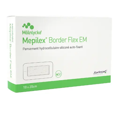 [581820] Mepilex Border Flex EM 10 cm x 20 cm 