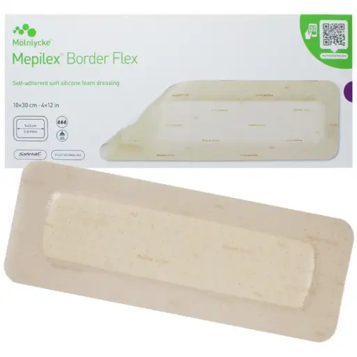 [595920] Mepilex Border Flex 10 cm x 30 cm 