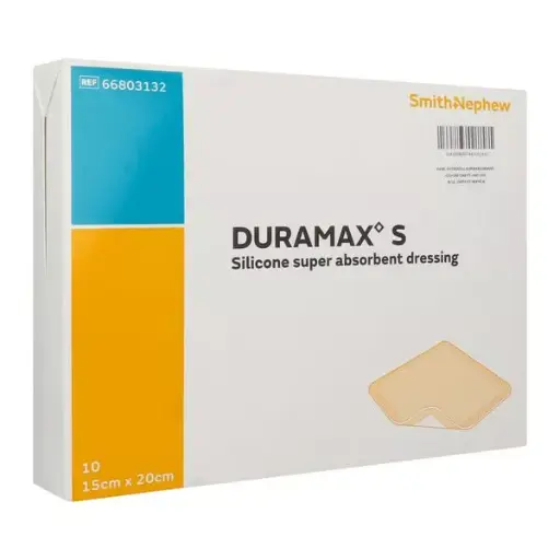 [66803132] DURAMAX S Sterile Silicone SAD 15cm x 20cm 