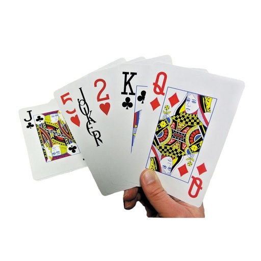 [851004] Jeu de 54 Cartes Géantes