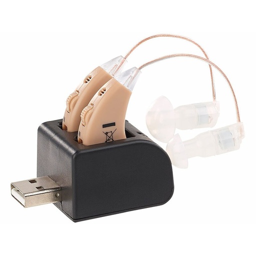[819197] Set de 2 aides auditives recharcheables