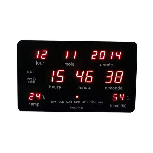[817202] Horloge calendrier STIMLED