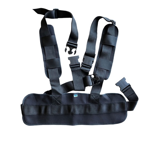 [829126] Ceinture abdominale à bretelles mesh