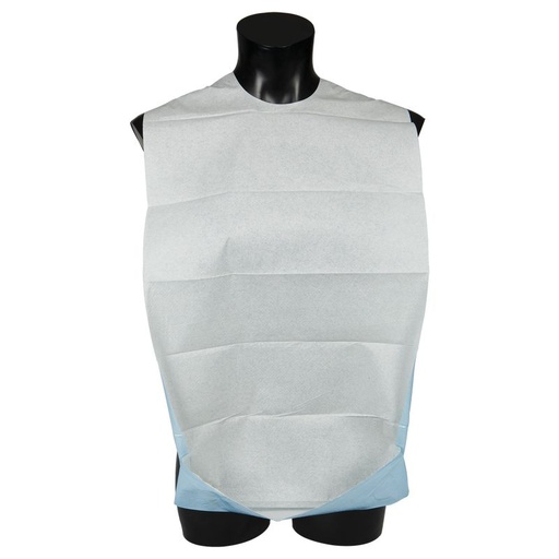 [803041] Single use bib with pocket x100