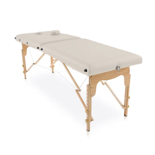 [LIVIA231-IV] Table Pliante en Bois LIVIA - Ivoire