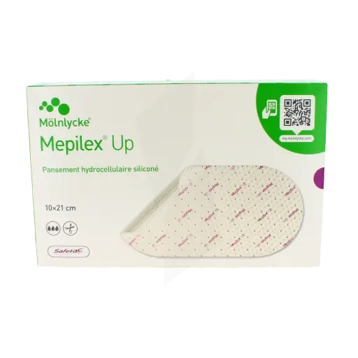 [212221] Mepilex Up 10 cm x 21 cm Bte de 10 pces