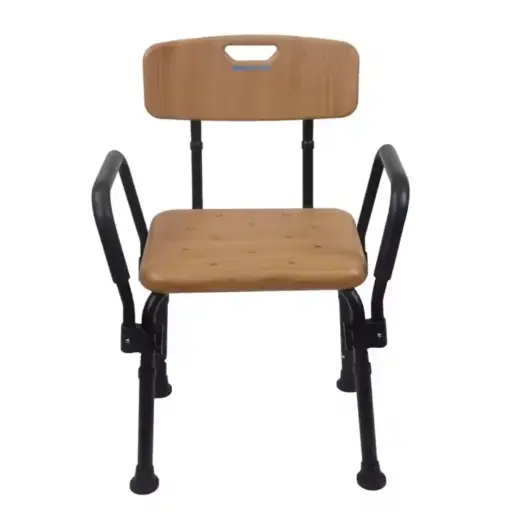 [LACANAU] Chaise de douche couleur bois LACANAU