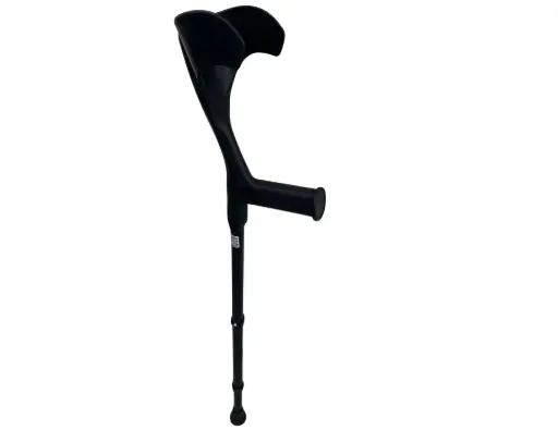 [1020092S07] CANNE ANGLAISE STYLE COULEUR NOIR-TUBE EPOXY GRIS PASTEL-UNITE