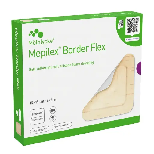 [595480] Mepilex Border Flex 15x15cm
