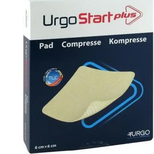 [754183] URGOSTART PLUS COMPRESSE DE 6X6 CM